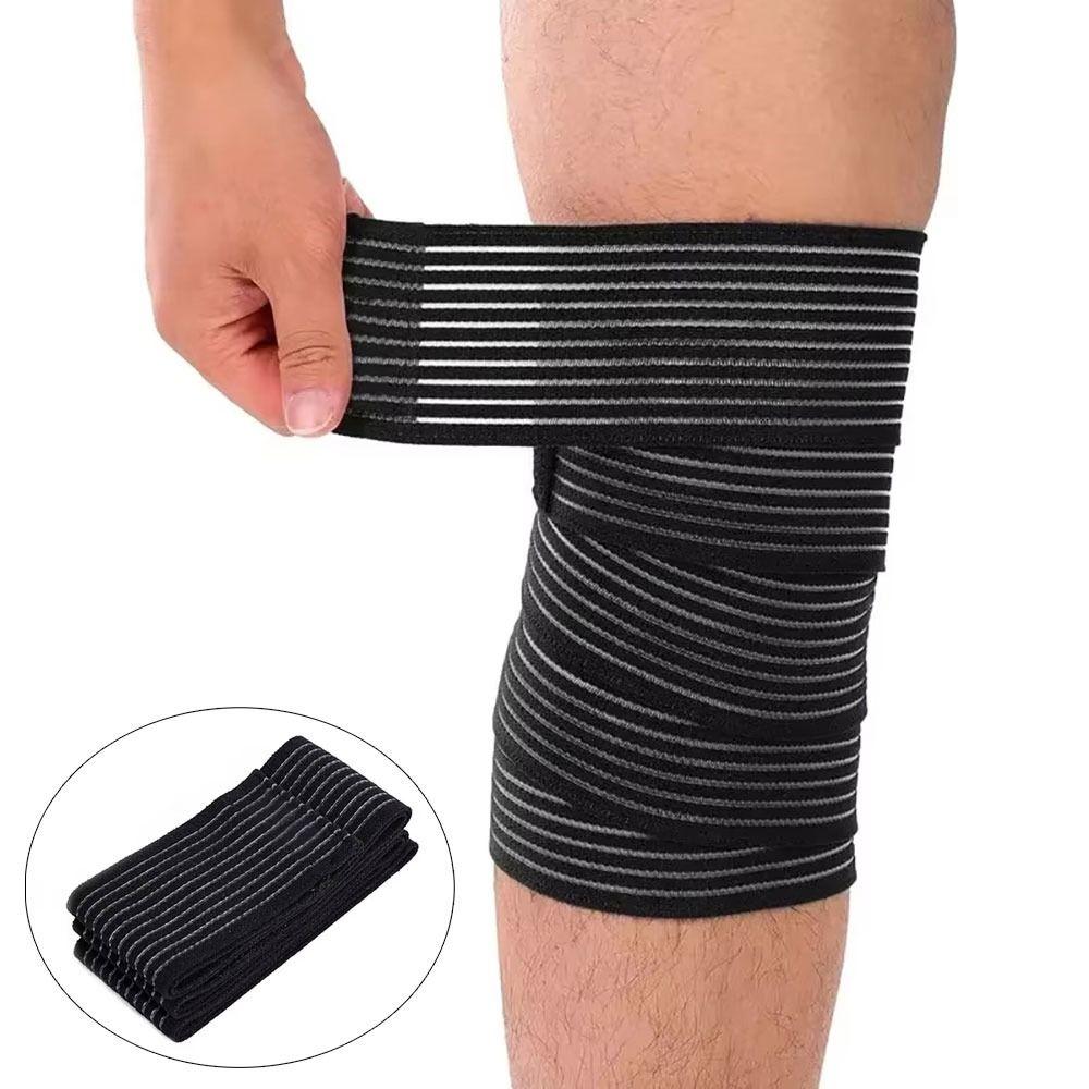 1Pcs High Elasticity Knee Brace Support Wrap Portable Bracer Wristband  for Outdoor Activity