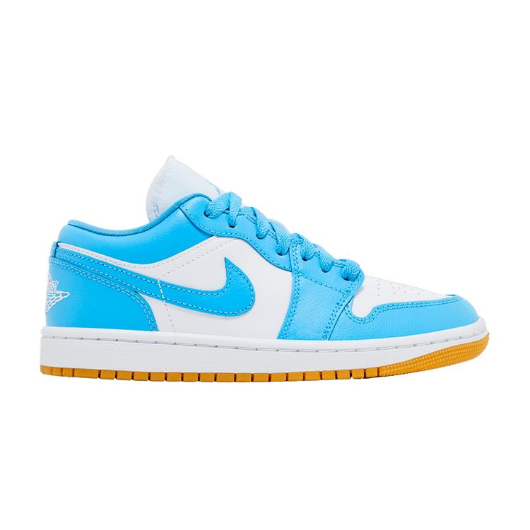 

Jordan 1 Low White Gum Light Brown Dark Powder Blue (Women s) 35.5