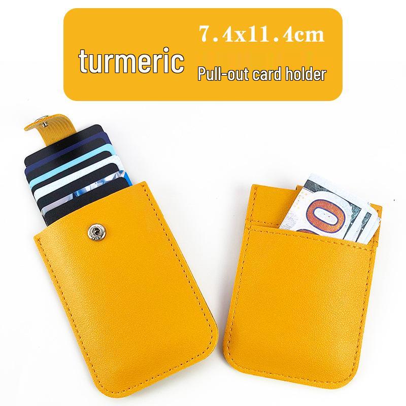 Exquisite Anti-Theft RFID Leather PU Card Holder: Universal, Spacious, & Stylish for Women