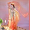 Hanfu female Tang Dynasty chest-length balsam skirt set heavy industry embroidery butterfly big-sleeved shirt super fairy summer princess skirt
