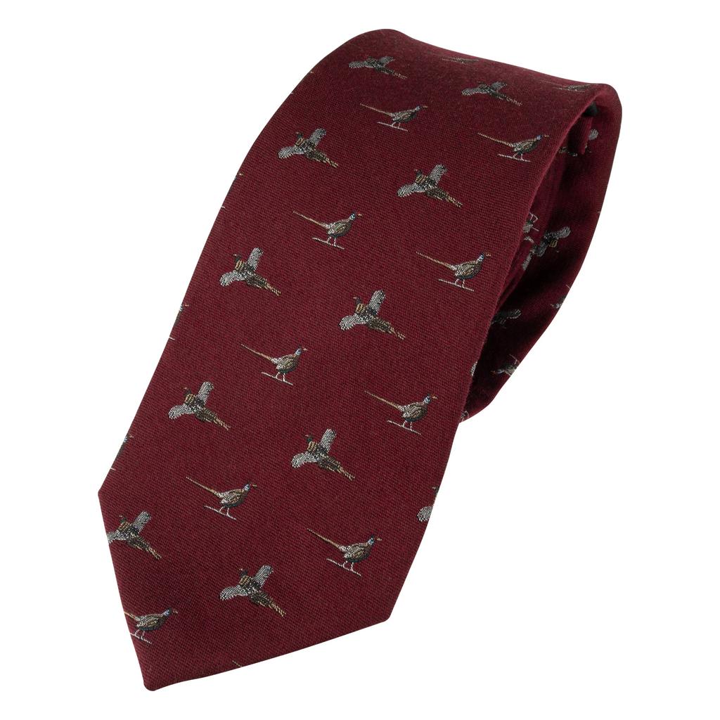 Jack Pyke Pheasant Silk Tie