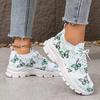 Women's Butterfly Pattern Casual Shoes Lightweight Sports Shoes