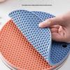 Round Silicone Honeycomb Heat-Resistant Anti-Slip Trivet Pad