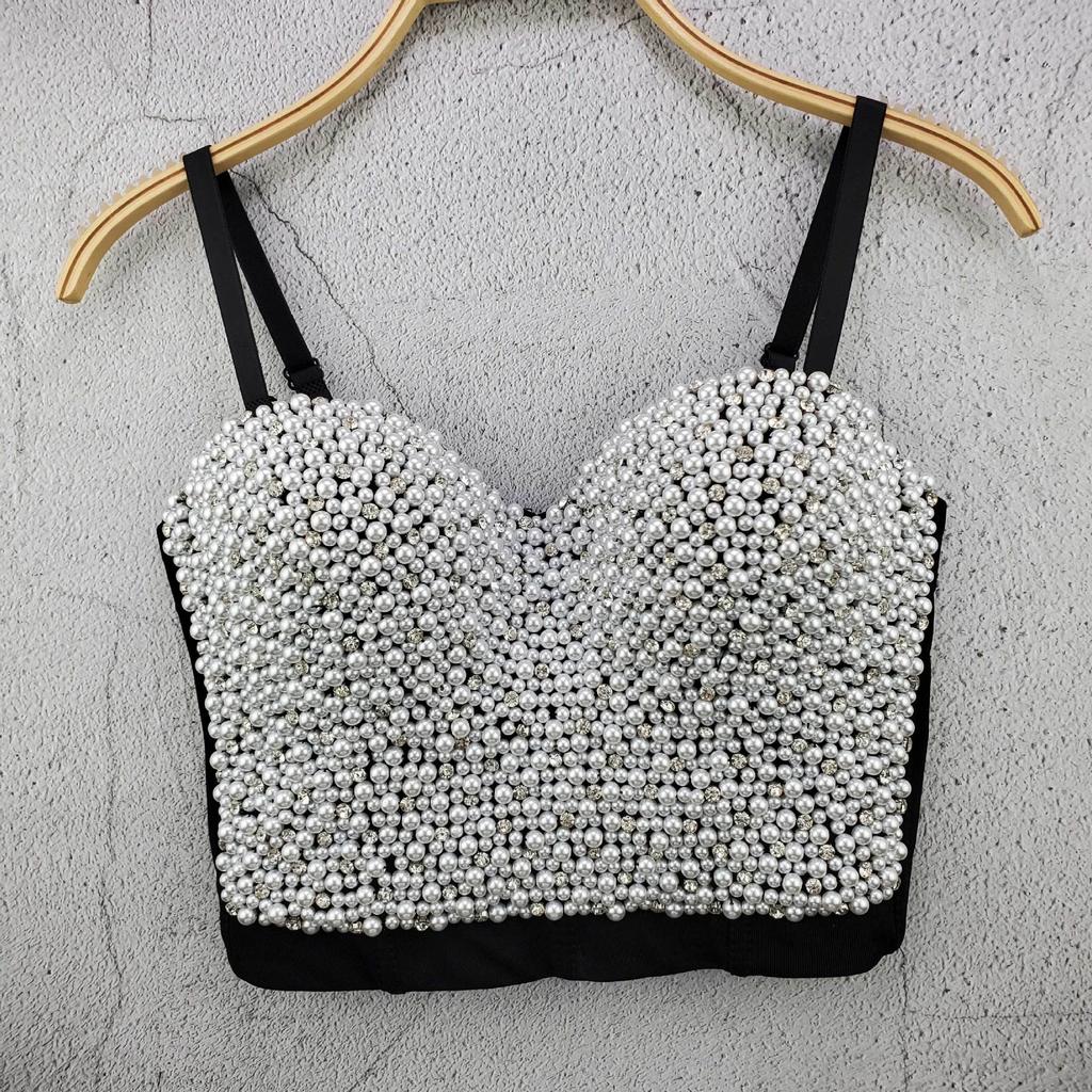 Versatile Bra Summer Sports Solid-color Short Strapless Tank Top for Women As An Inner Layer with A Halter Neckline and Backless Design Tank Tops