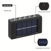 1000LM LED Solar Wall Lamp Outdoor Waterproof Up and Down Luminous Lighting for Garden Fence Decoration Sunlight Light