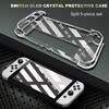 VAORLO Crystal Clear Case Kit for Nintendo Switch Oled Carrying Travel Bag Pouch for Ns Oled Game Console Protection & Screen Protector