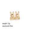 Zinc Zinc Alloy Rabbit Snaps Detachable Pant Clips Multicolour  Stylish   Tightening