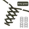 1 Pair Elastic No Tie Shoe Laces Anchors Flat Shoelace Lock Clip for Adults and Kids Tieless Shoelaces for Sneakers