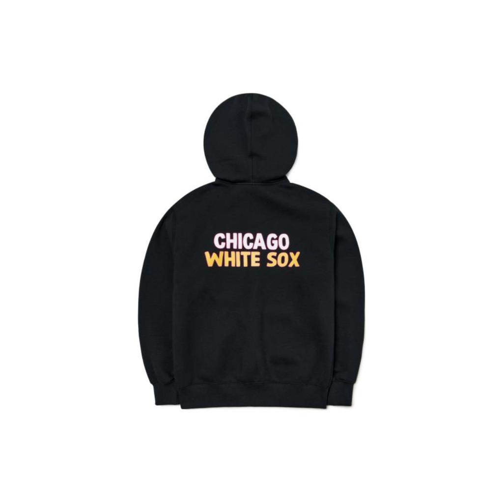 MLB Sweatshirts Men's Black Hooded Moderate Cardigan 3ATRC0126-44BKS