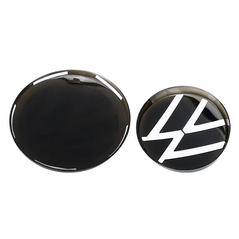 2026 Het För VOLKSWAGEN VW 2st Bil Främre Motorhuv Grill Emblem Kåpa Bagagelucka Emblem Klistermärke För VW Golf 6 7 8 Polo Passat B6 Var
