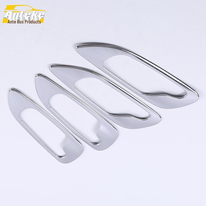 CS35 Interior Door Bowl Protective Film & Decorative Frame with Electroplated Handle - Fits 13 Models, Anti-Scratch Sticker