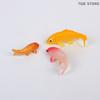 1Pcs Mini Simulation Fish Carp Toy Ornaments Animal Model Mini Goldfish DIY Decorative Doll Home Decoration