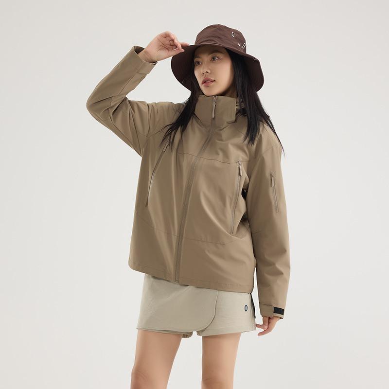 3-in-1 jacket men's and women's outdoor windproof and waterproof professional mountaineering ski jacket customization