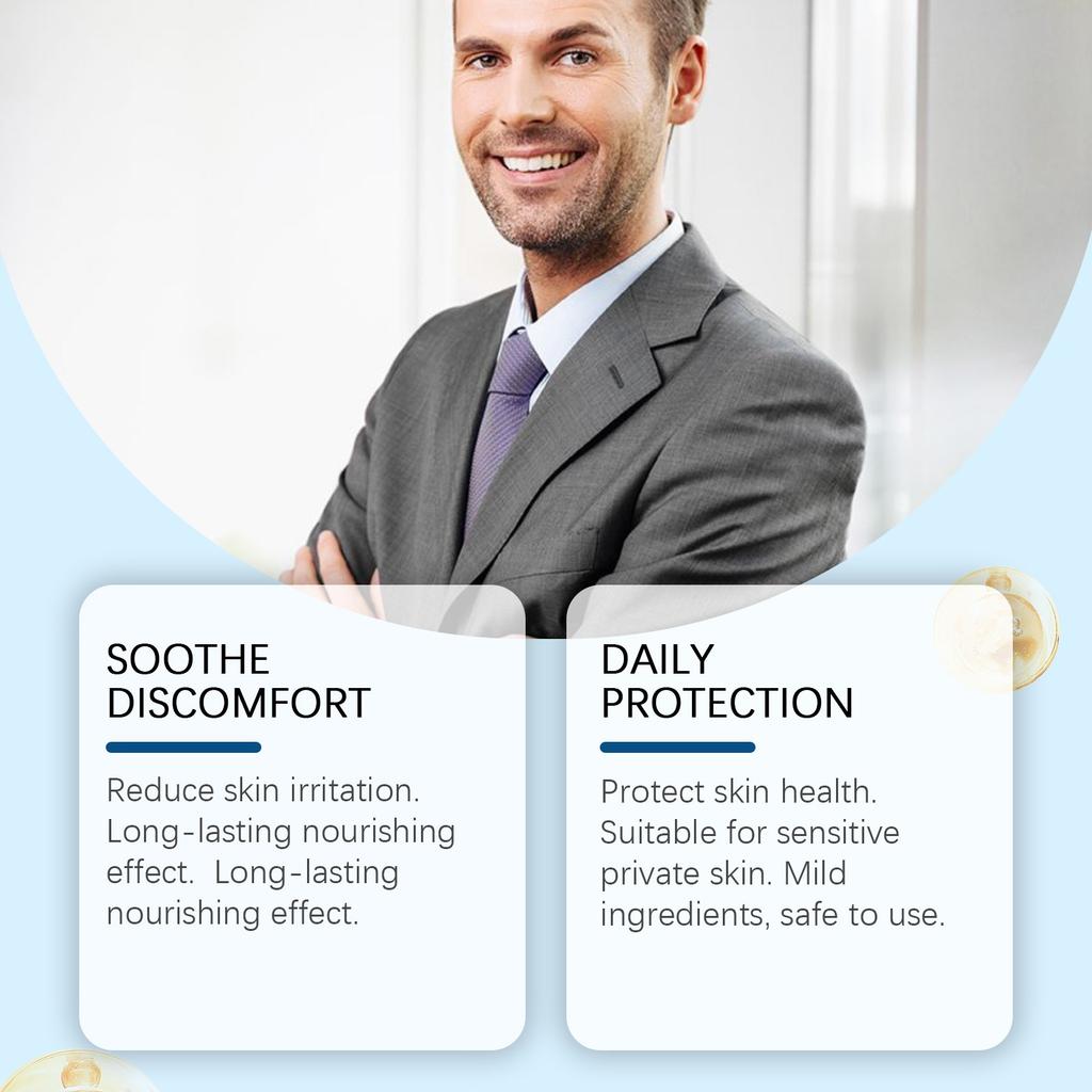 Men's Soothing Care Cream Alleviates Discomfort, Provides Gentle Care For The Private Parts, And Nourishes Men's Care Cream,20g