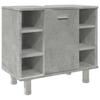 Bathroom Cabinet Concrete Grey 60 X 32 X 53.5 Cm Particleboard