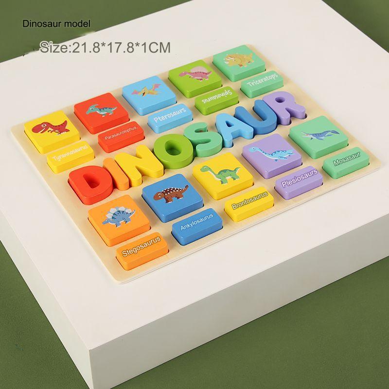 

1 шт. деревянные головоломки игрушки для детей Монтессори дошкольное образование алфавит сопоставление строительных блоков головоломка игра детский фестиваль игрушка