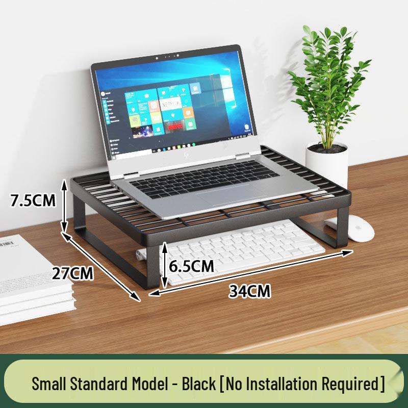 Adjustable Laptop Stand and Cooling Rack for Desktop Use