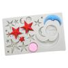 Multi-cavity Baking Mold Stars Moon-faces Human Faces Silicone Cake Mousse Mould Food-grade Diy Mold