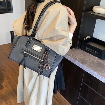 Pendler-Tasche Damen neue Herbst vielseitige Schulter-Achseltasche lässige tragbare Tragetasche mit großer Kapazität