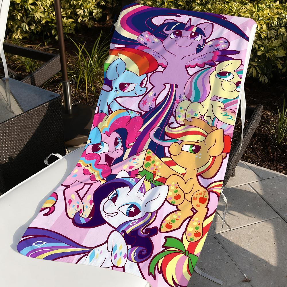 HB My L-Little P-Pony Towel Quick Drying Beach Towels Are Suitable For Swimming Pools Camping Yoga And The Gym