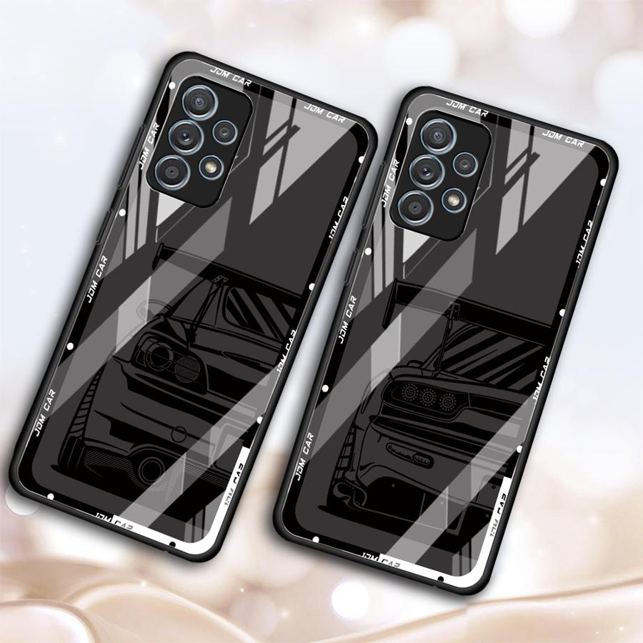 Japanese Drift Car Case for Samsung Galaxy A51 A52 A14 A30 A15 A50 A73 A34 A56 A35 A25 A36 A71 A13 A20 A21 A06 A12 A10 A16 A02