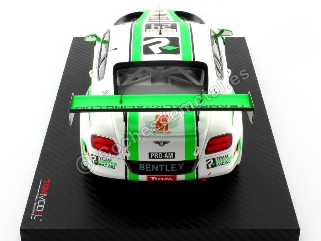 TrueScale Miniatures Bentley Continental GT3 Blancpain GT Series Spa 24 Hours 2016 Endurance Cup Team Parker Racing Finished Product 1/18 #24
