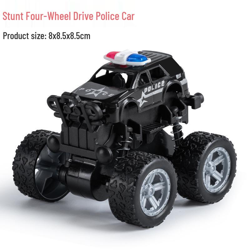 Popular Kids' 4WD Inertia Stunt Car - Drift & Rollover Capabilities