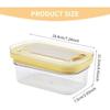 Butter Slicer Cutter Dish Airtight Box Stick Container Airtight Lid Butter Cheese Fresh-Keeping Box Crisper Box for Refrigerator