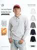 Autumn Winter High-End Men's Lapel Polo Sweater - Middle-Aged Business Style, Warm Long Sleeve Knitwear.