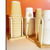 Multifunctional Cup Storage Rack Wooden Bottom Mug Display Stand Organizer  Desktop