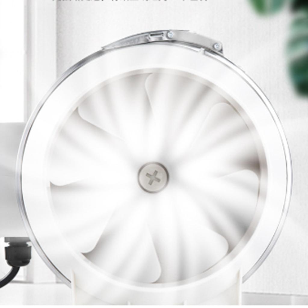 Kanalventilator Hocheffizienter, geräuscharmer Luftzirkulationsventilator Inline-Abluftventilator für Badezimmer und Küchen