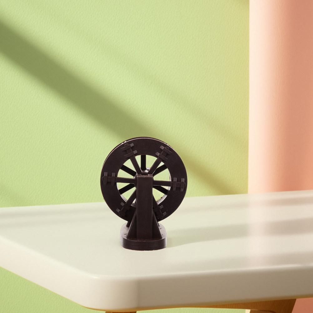 ABS Windmill Water Wheel Aquarium Decor for Fish Tank Indoor Desktop Fountain Decoration Landscape Miniature Watermill Rotation
