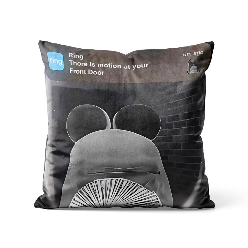 Gaslight Gatekeep Girlboss Thore is Motion at Your Front Door Throw Pillow Covers Cushion Cases Pillowcases 45cm x 45cm