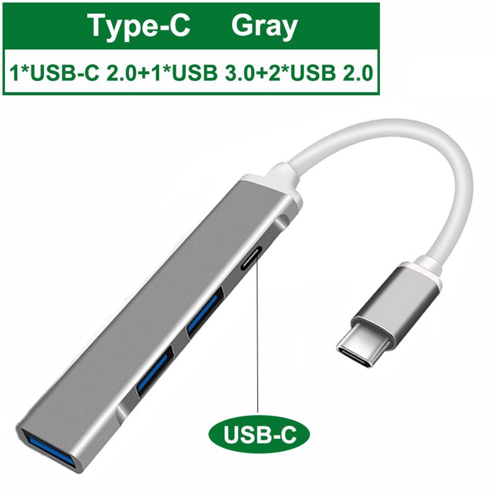 Data Transfer Splitter 4 Port Dock Station Type-C USB C HUB USB 3.0 Expander