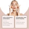 Crema BB Solare Protezione Scottature Solari Lenisce Rossori Equilibra Olio Lucentezza Copre Imperfezioni Viso Migliora la Barriera Cutanea Correttore Portatile