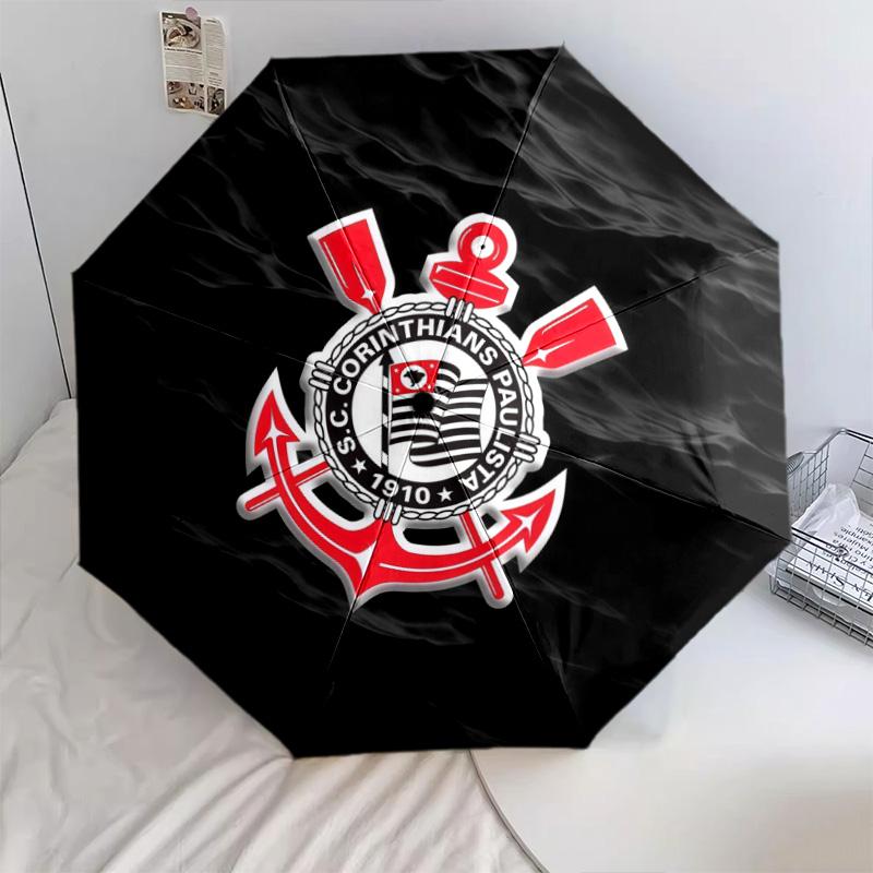 Corinthians2pattern, automatic folding umbrella, portable and foldable design, 8 ribs, a Christmas or birthday gift.