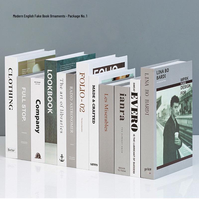 Minimalist Light Luxury Ceramic Bookend Ornament for Home Decor