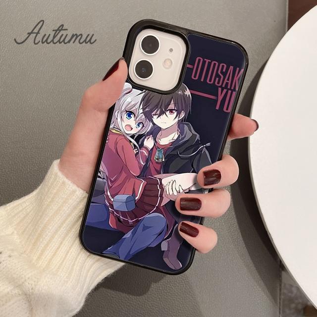 Charlotte Anime Phone Case for iPhone 11 12 13 14 Pro Max Mini X XR XS SE 2020 5 6S 7 8 Plus Samsung Galaxy S21 S22 Cover Shell