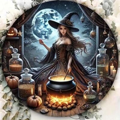 Vintage čarodějnický lektvar Železná nástěnná dekorace Kovový nápis Halloween Domácí bar Dárek