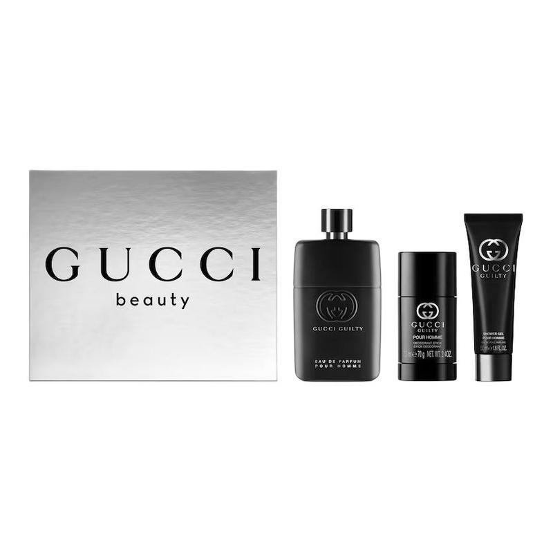 Gucci Guilty Love for Men EDP Дезодорант Гель для душа Подарочный набор Древесный аромат EDP