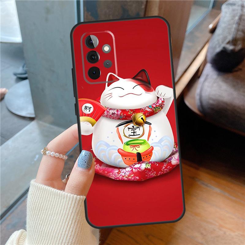 

Чехол Maneki Neko Счастливый Кот-Копилка Для Samsung Galaxy A06 A14 A56 A36 A26 A16 A54 A34 A12 A32 A52 A13 A33 A53 A15 A35 A55 Samsung A55