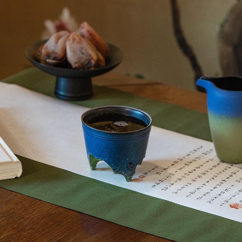 Edenus Celadon Ceramic Master Tea Cup & Incense Burner
