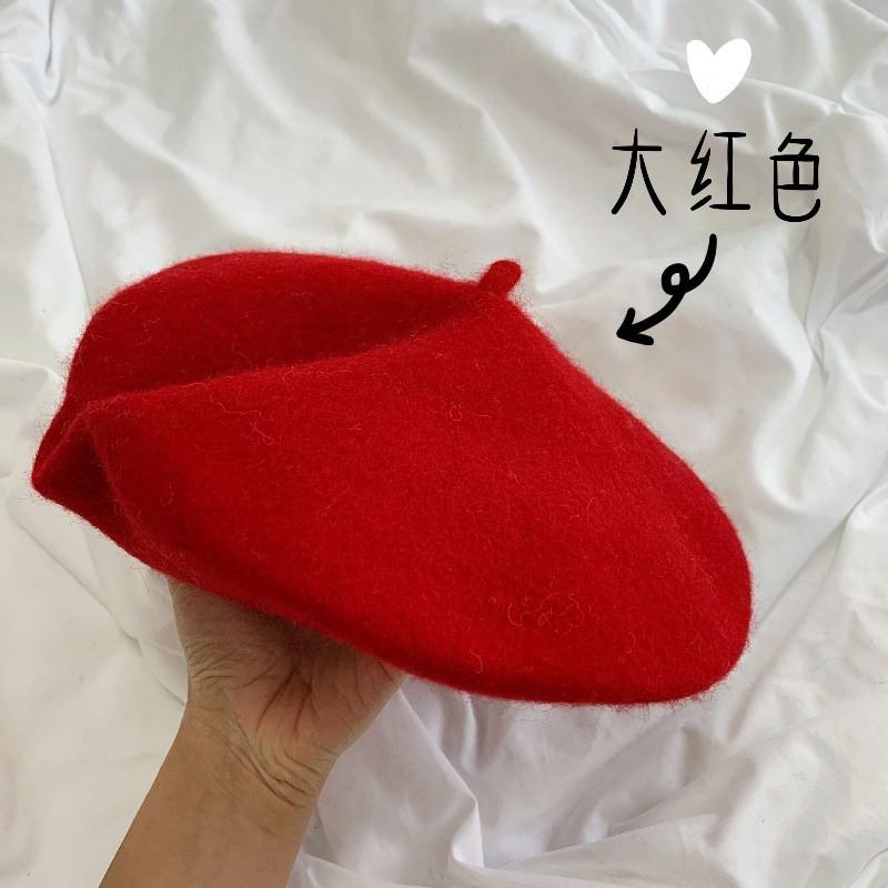 Korean Vintage Cotton Beret Hat With Breathable Design For Women Summer Style