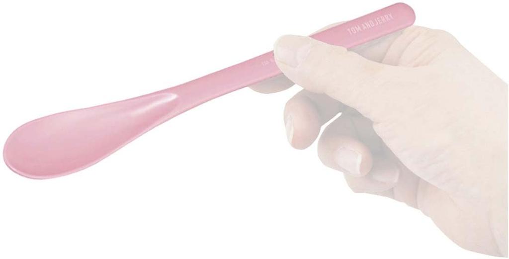 Skater Chopsticks and Spoon Combo Set, 18cm, for Adults, with Silicone Cushion for Silent Use, Made in Japan, Tom and Jerry Friends Design, CCS3SAAG-A