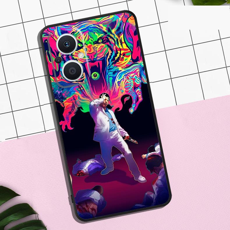 Game Hotline Miami Case For OPPO Reno 13F 12F 11F 8T 7 8 10 11 12 13 Pro OPPO Find X8 X6 Pro X3 X5 Lite Cover