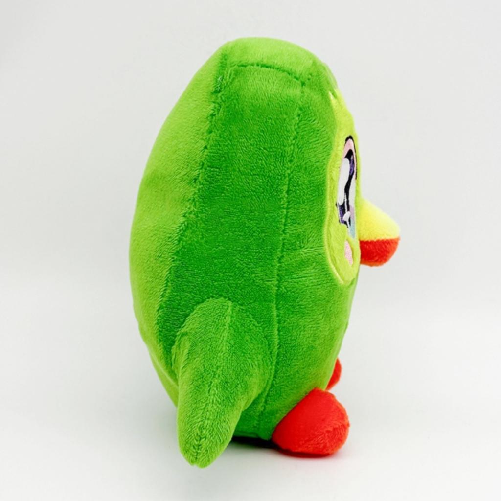 Cartoon Duolingo Green Owl Plush Toy Plushie of Duo The Owl Cartoon Anime Owl Doll Soft Stuffed Kids Fans Lovers Birthday  Gifts