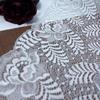 18.5cm Wide White Stretch Lace, Spandex Sewing Lace Fabric for Lingerie, Bra, Underwear, Bridal Dress, Garment, DIY Crafting (18.5cm Wide)
