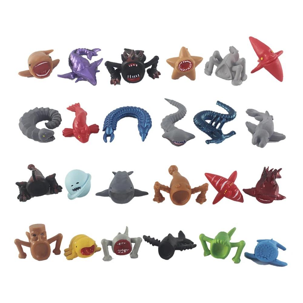24pcs/set Deep Sea Monster Action Figures Sea Creatures Animal Model Toys