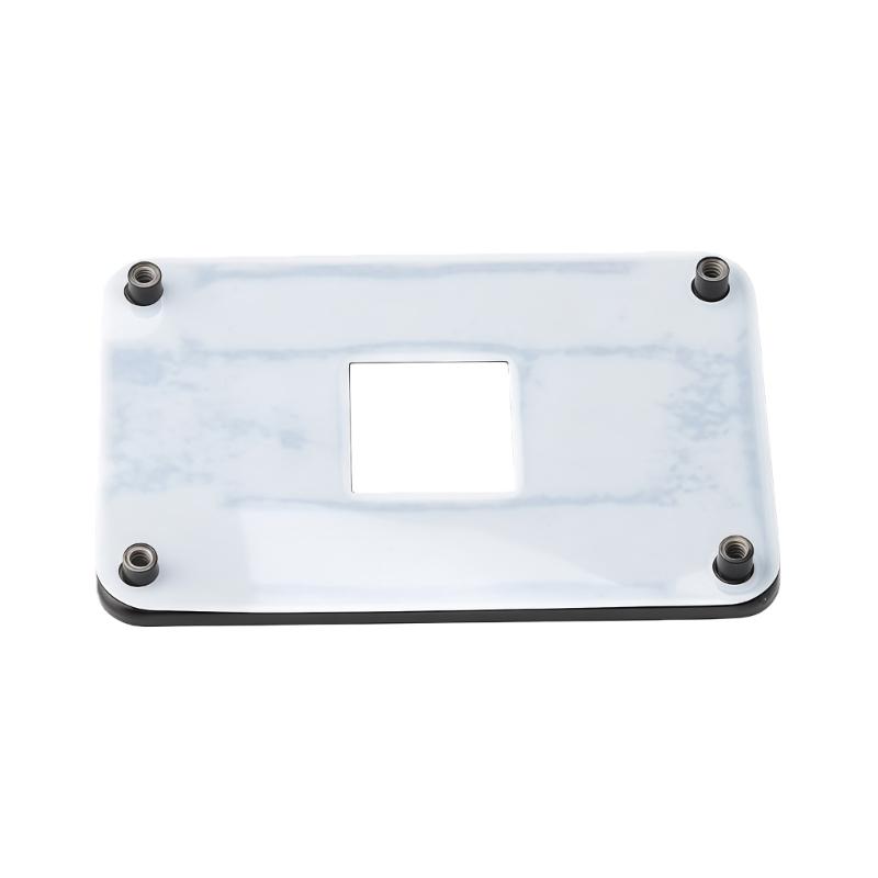 High Performances Metal Backplate Supporting AM4 B350 A320 B550M Boards for Optimal Thermals Management