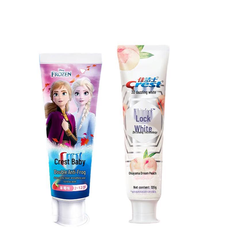 Crest Kids Anti-Cavity & Whitening Toothpaste Bundle